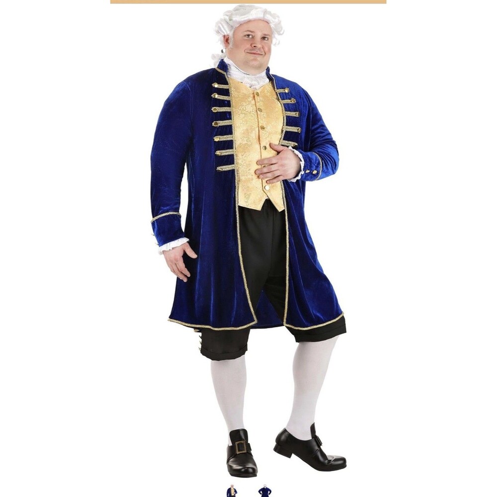 Plus Size Aristocrat Costume for Men. Size 1X. NWT In Original Packaging